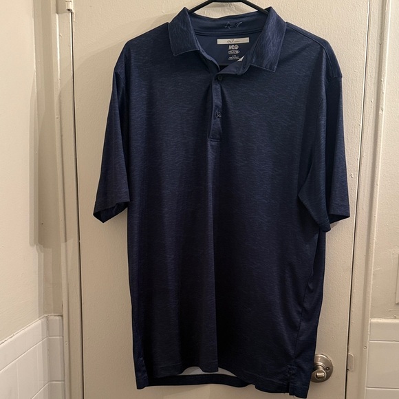 Greg Norman Collection Deep Blue Polo Shirt - Picture 1 of 1